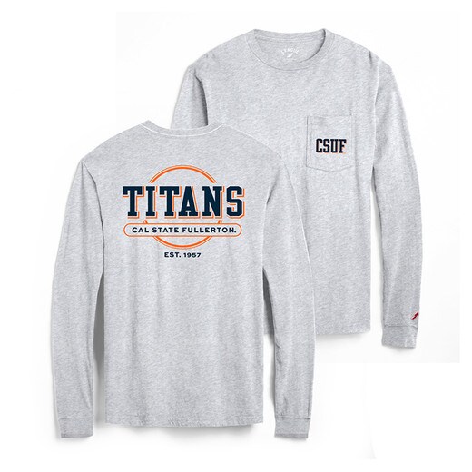 League Titan Back Longsleeve - Ash